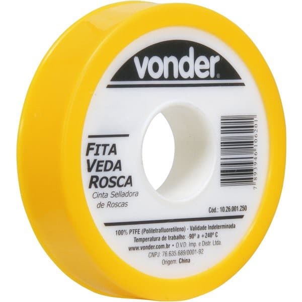 Fita veda-rosca 18 mm x 5 m VONDER