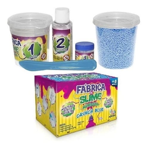Fábrica De Slime Kimeleka Crunch Blue Art Kids Acrilex