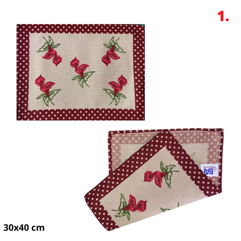 Kit 2 Toalha Bandeja Linhão 30 x 40 Cm