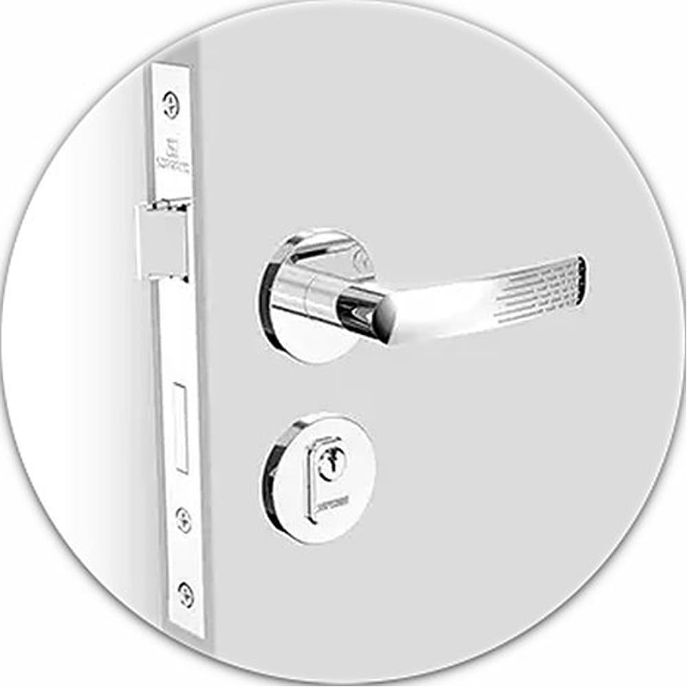 Fechadura Porta Madeira C/ Maçaneta Pali Way Cromada Soprano