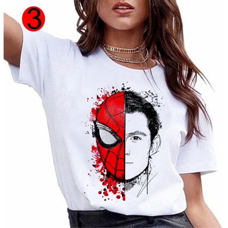 camisetas T-shirt homem aranha 3, tom, andrew, Tobey. moda blusa feminina geek marvel