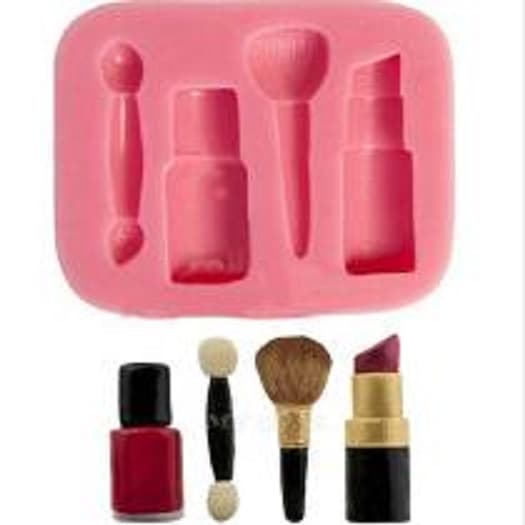 Molde de Silicone Maquiagem - Biscuit, Resina, Pastas e etc... (M 150)