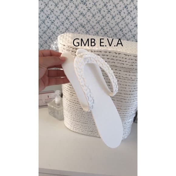 Chinelo Descartavel Eva 30 Pares - Com 4mm.