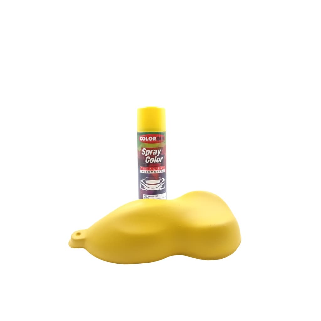 Tinta Spray Automotivo Para Pinça De Freio Amarelo Alta Temperatura 300ml