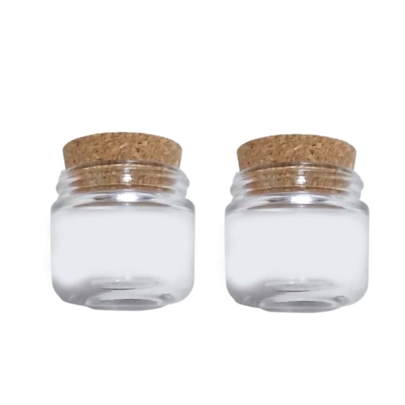 Kit 100 Pote de vidro 60ml tampa Rolha para lembrancinhas, Doce no Pote, Brigadeiro Mole pote 60 ml