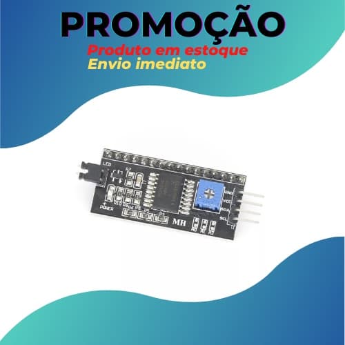 modulo i2c para display lcd 16x2 e 20x4