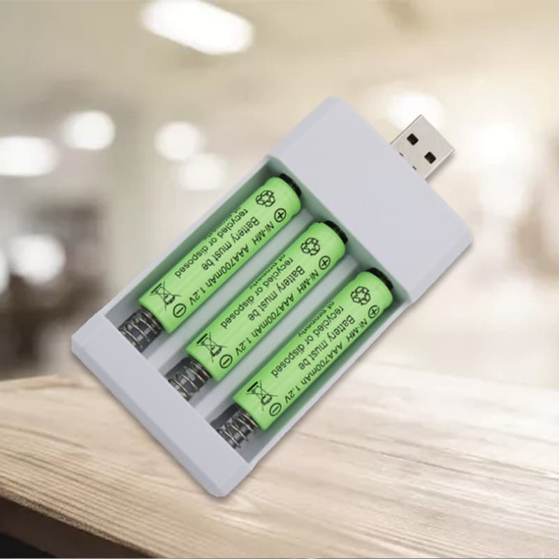 LTMC Carregador Pilha USB 3 Entradas 2v Bateria Recarregável