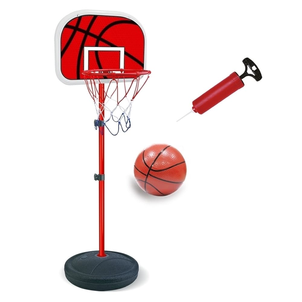 Cesta De Basquete Infantil Ate 2,02 M Com Bola Inclusa DMT5091 - Dm Toys