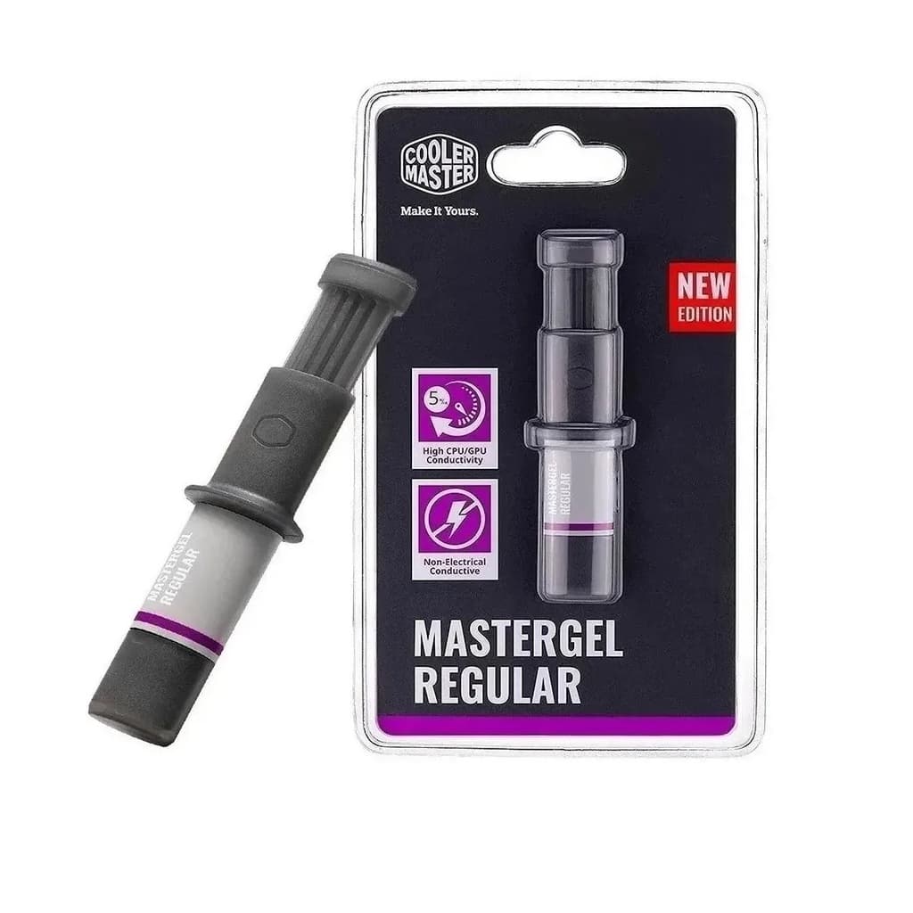 Pasta Térmica Silver Prata Mastergel Cooler Master Seringa PS3 PS4 XBOX Processador Placa de Video