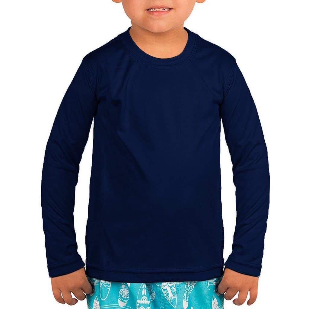 Camiseta Térmica Infantil UV 50+ FPS Lisa Unissex segunda pele
