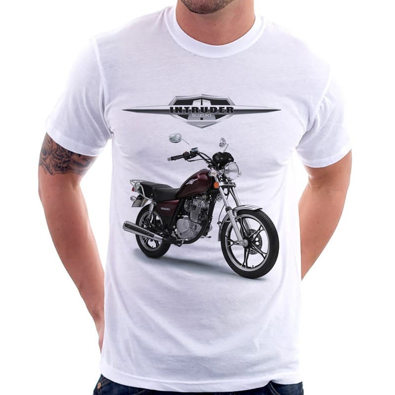 Camiseta Moto Suzuki GN 125 Intruder Vermelha