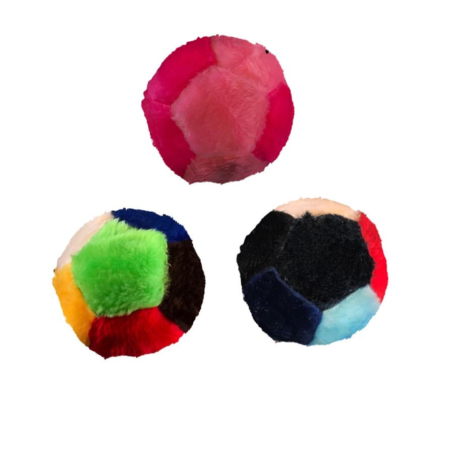 Bolinha Pet Para Brincar E Morder Super Macia \ Bolinha De Pelúcia Para Cachorro E Gato 12cm X 12cm