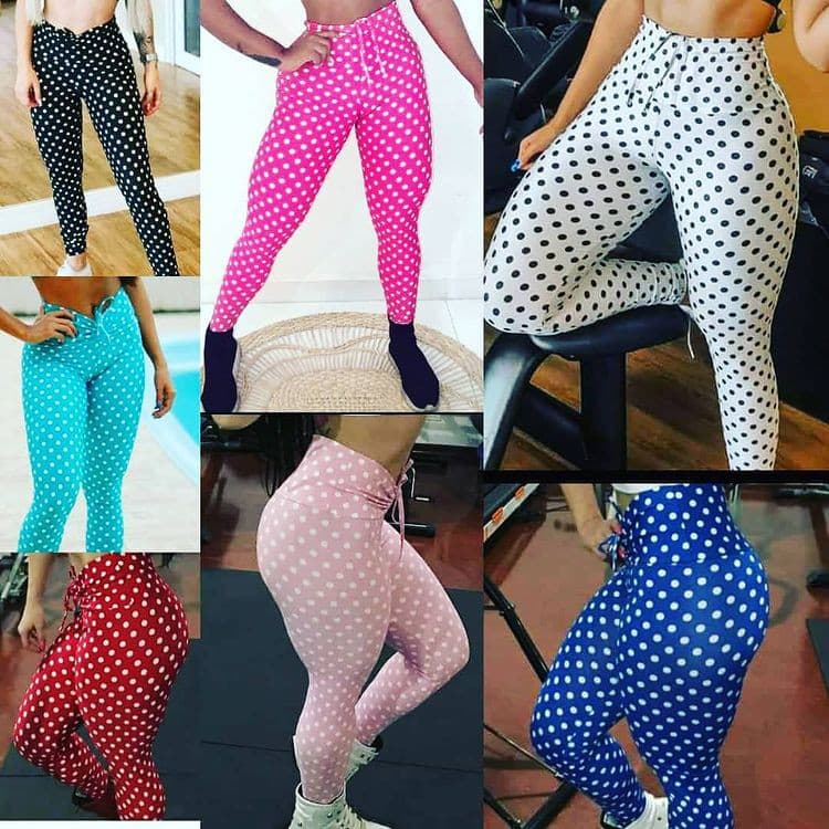 Moda Feminina Roupa De Academia Leg Grossa Cós Alto