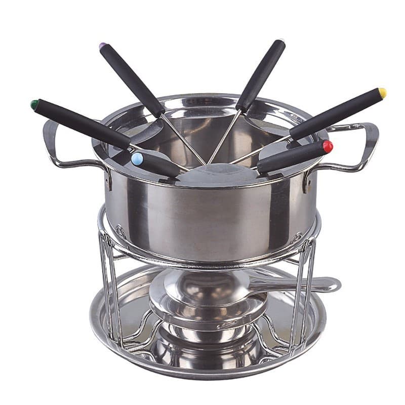 Aparelho de Fondue 11 peças em inox Araucária para 6 pessoas - lindo presente