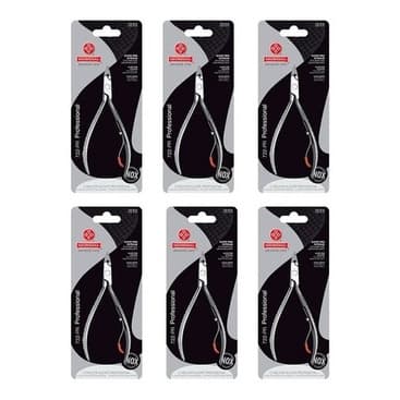 Kit 6 Alicates De Cuticula Profissional Mundial Inox 722