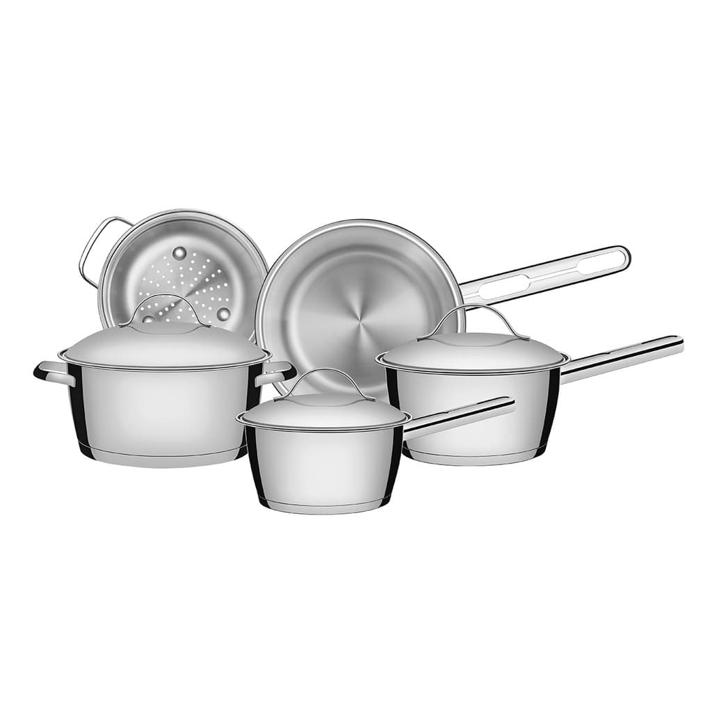 Jogo De Panelas Inox 5 Peças Allegra Tramontina 65650/280