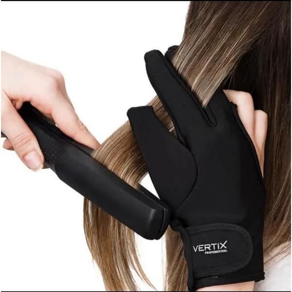 Luva Termica Para Prancha de Cabeleireiro Profissional Protege os Dedos Da Chapinha Vertix