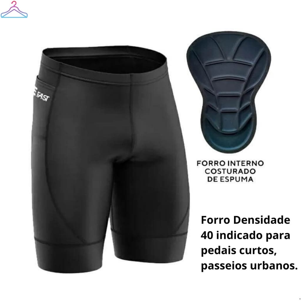 Bermuda Ciclismo Be Fast Confort c/ bolsos D40