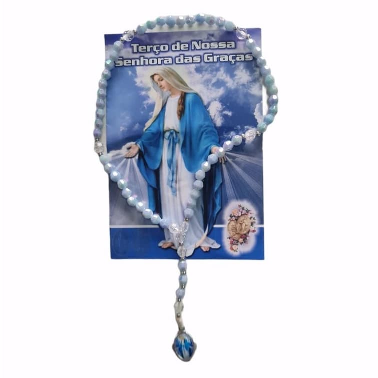 Folheto Oração com Terço Nossa Senhora Das Graças
