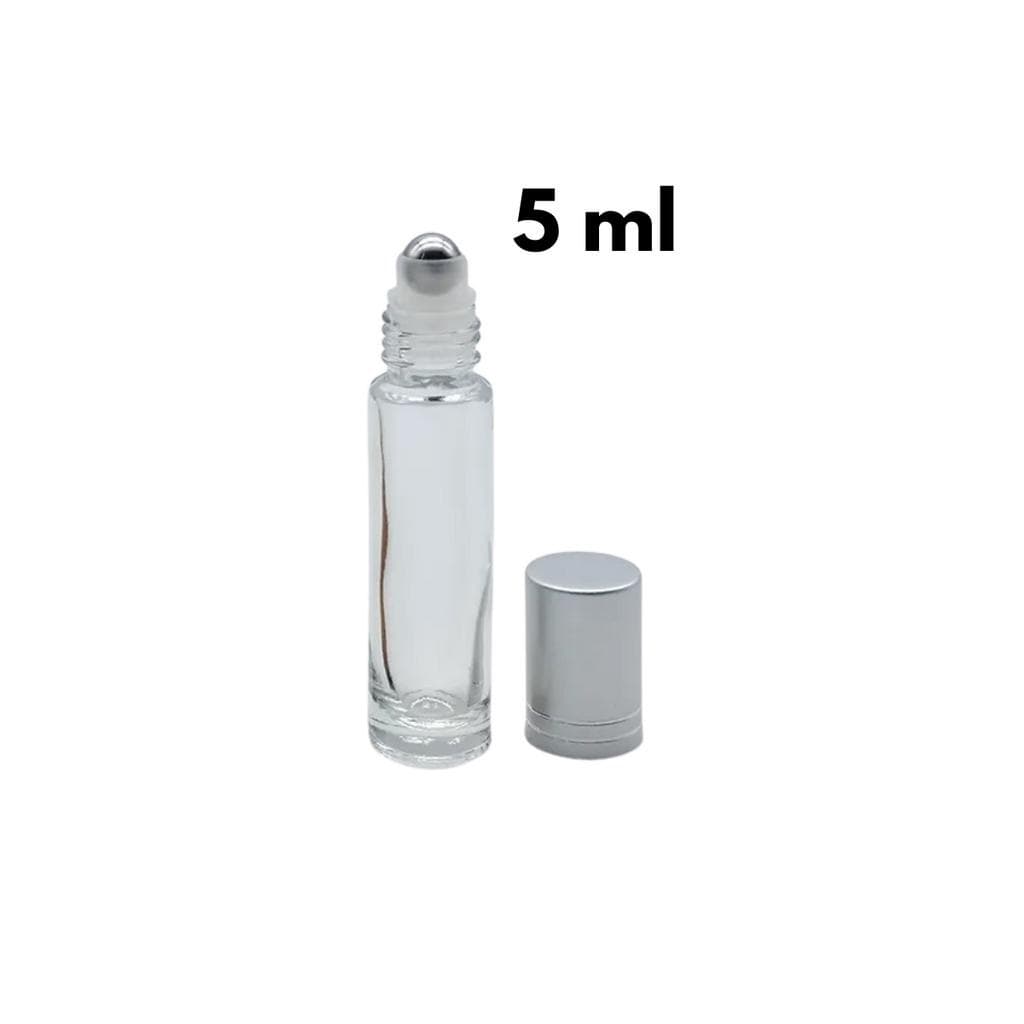 Kit C/ 10 Frascos Roll On 5ml Perfume Oleo Essencial Transparente