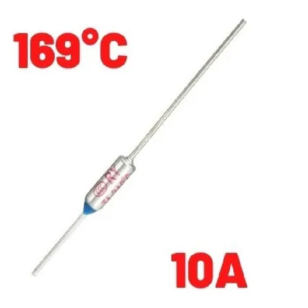 Fusível Térmico 10A/250V - 169° Graus Green
