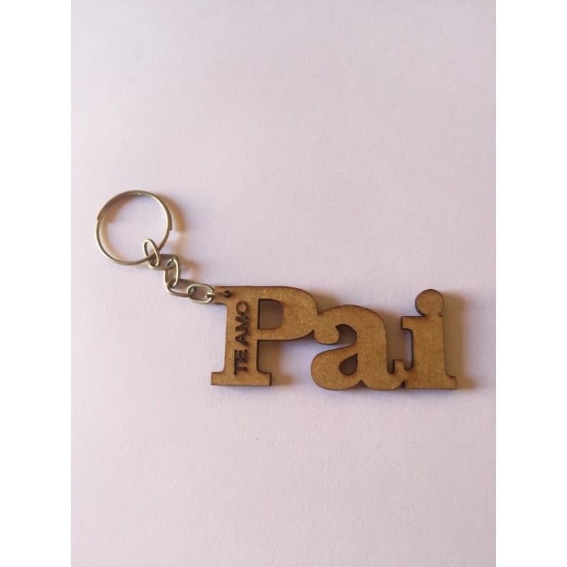 KIT 20 chaveiro mdf cru Pai