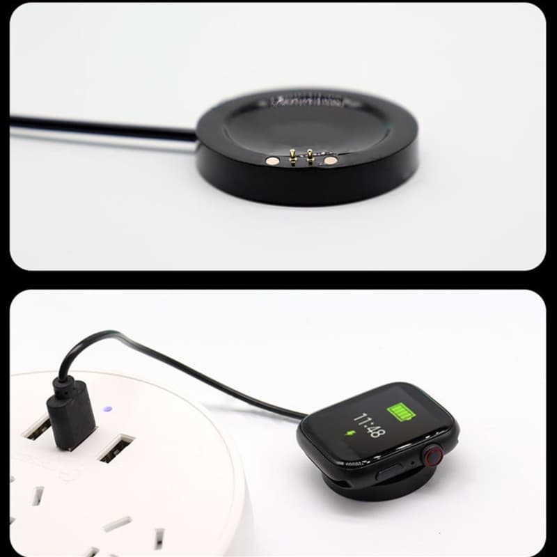IWO Carregador Adaptador Energia Carregamento Rápido Para Smartwatch T55 + T500