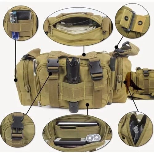 Bornal Militar Pouchete Molle Bolsa Militar 6 Cores