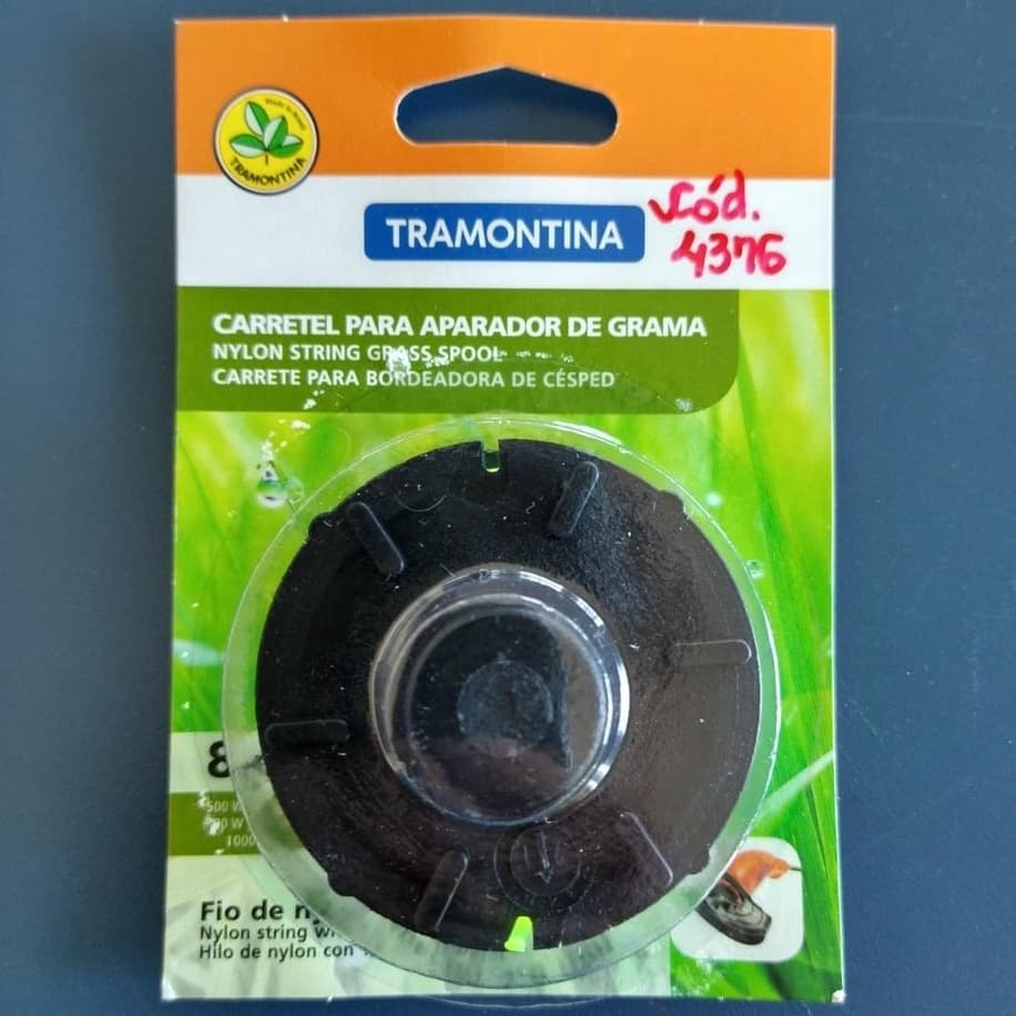 Carretel para roçadeira Aparador de grama Fio De Nylon Tramontina