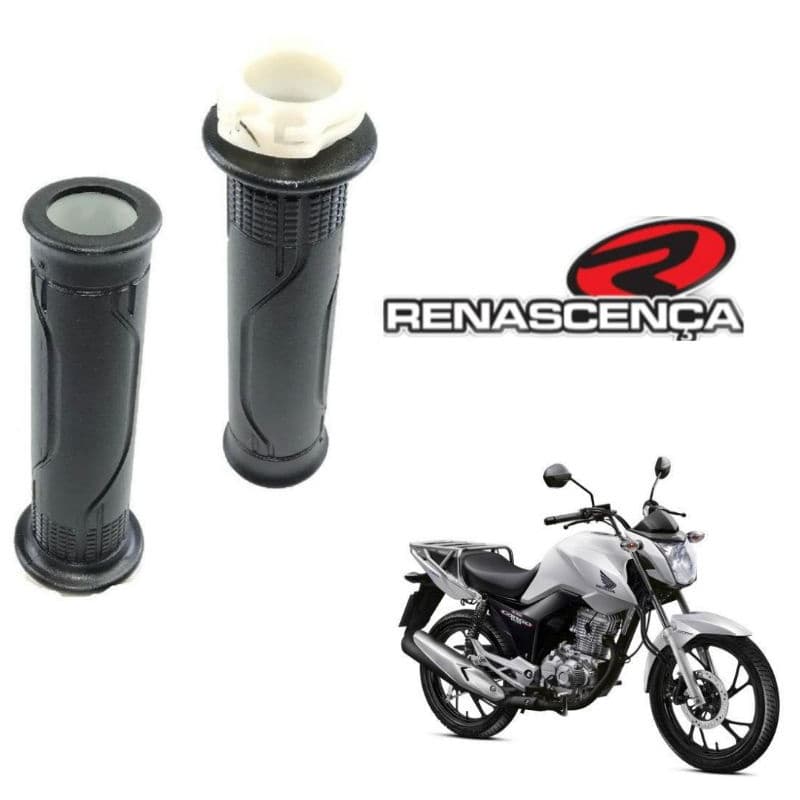 kit Manopla Com Roldana Honda Cg Titan Fan Mix Cargo 160 150 125 - CB 250F - 300F