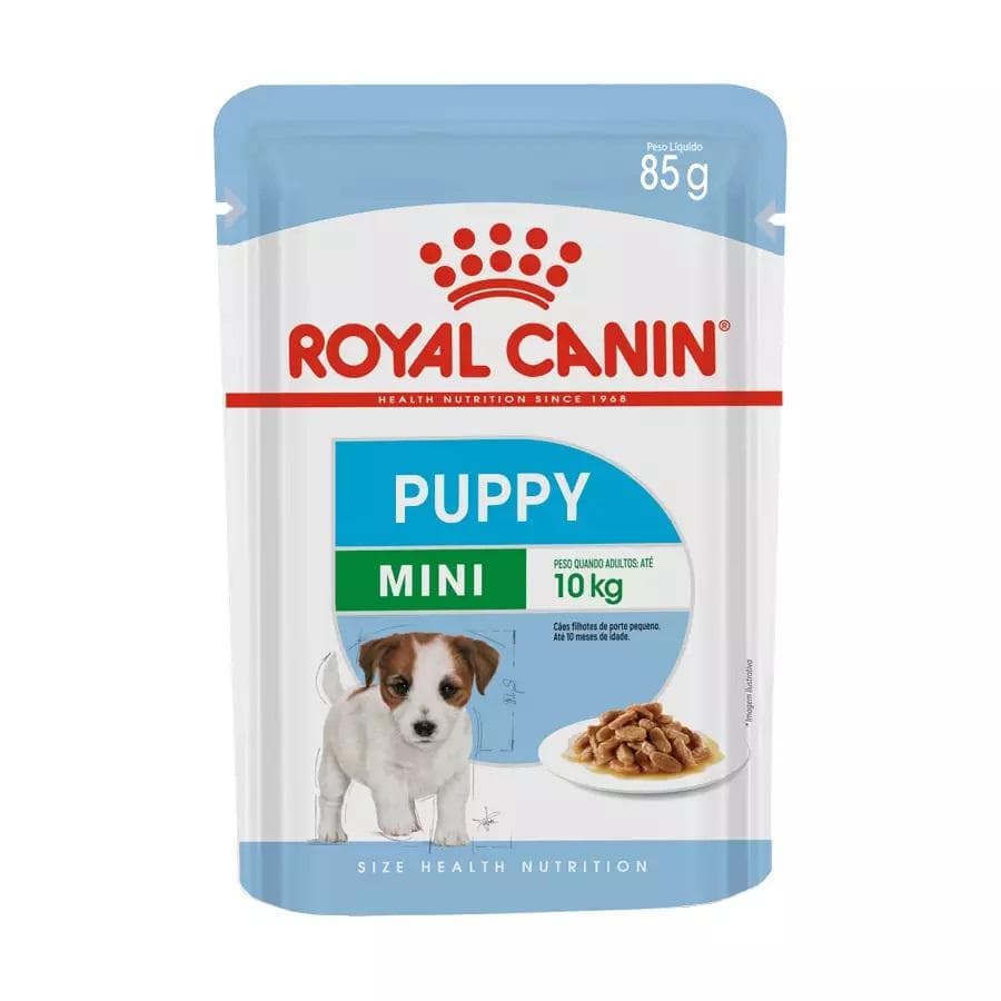 Ração Úmida Royal Canin Sachê  Cães Mini Puppy Filhotes 85G