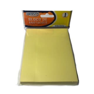 Bloco de Notas 76mmx102mm Adesivo para Organização, Anotação e Recados