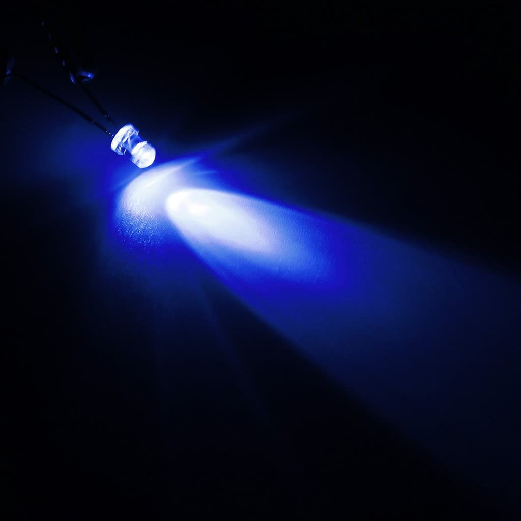 5 Leds 3mm Ultra Azul