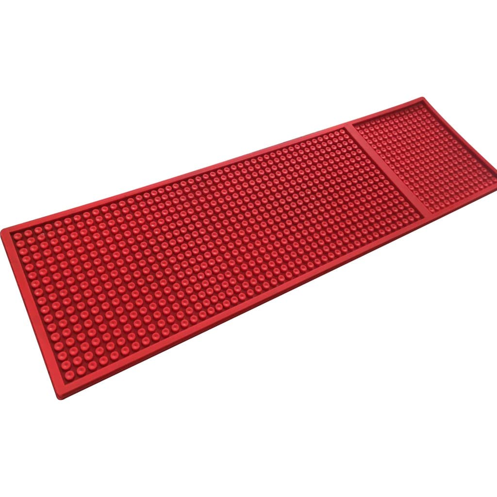 Barmat 50x15cm tapete escorredor de copos emborrachado