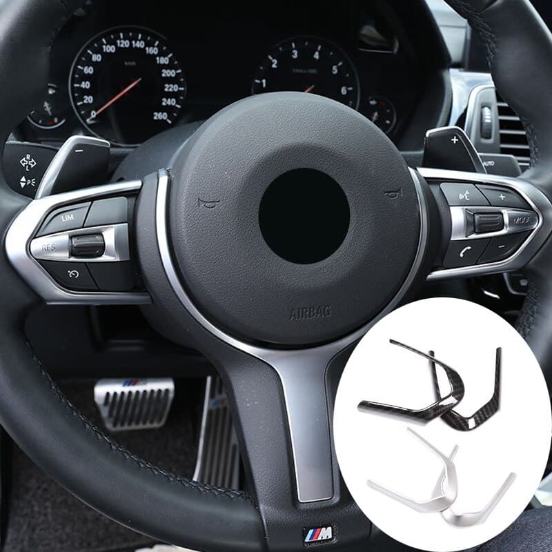 Botões Do Volante Carro Decoração Quadro Guarnição Apto Para BMW F20 F22 F21 F30 F32 F33 F36 F06 F12 F13 X5 F15 X6 F16 M