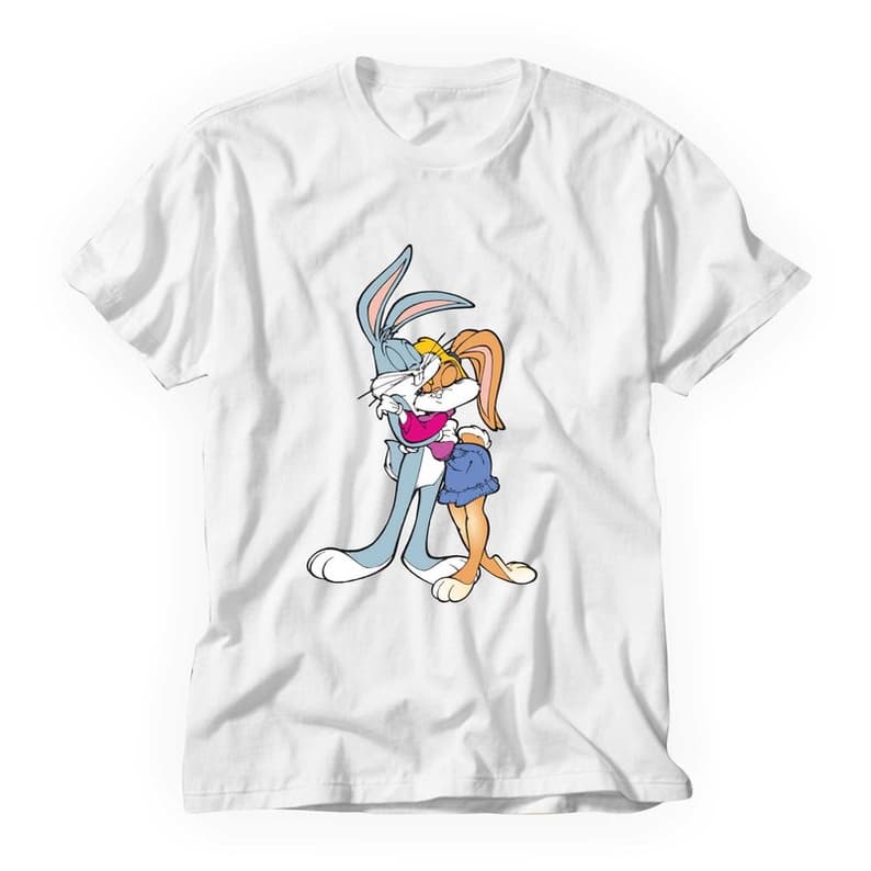 Camiseta Personalizada Pernalonga e Lola Bunny