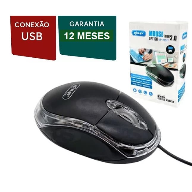 Mouse Óptico USB Vinik