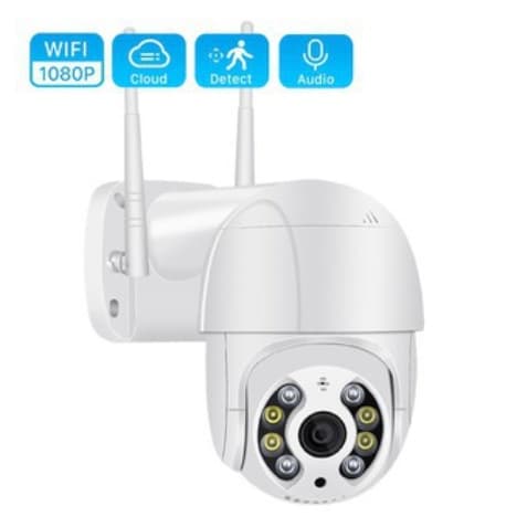 Câmera Externa Hd Ip Wifi 360º Resistente Água Smart Icsee Celular Aplicativo