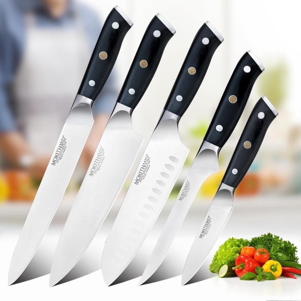 Faca Profissional Alemanha Santoku 5 Pecas Chef