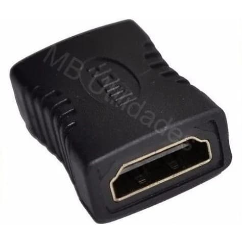 Adaptador Hdmi Femea X Femea Emenda Extensor Conector D Cabo