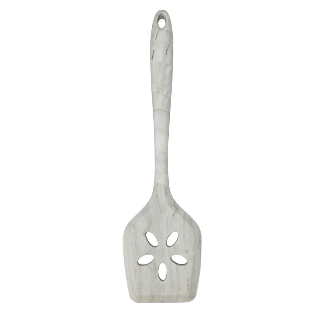 ESPATULA SILICONE MARMORIZADA FLOR VAZADA