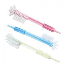 Escova Para Lavar Mamadeiras E Bicos Dupla Ação Kuka Azul/Rosa
