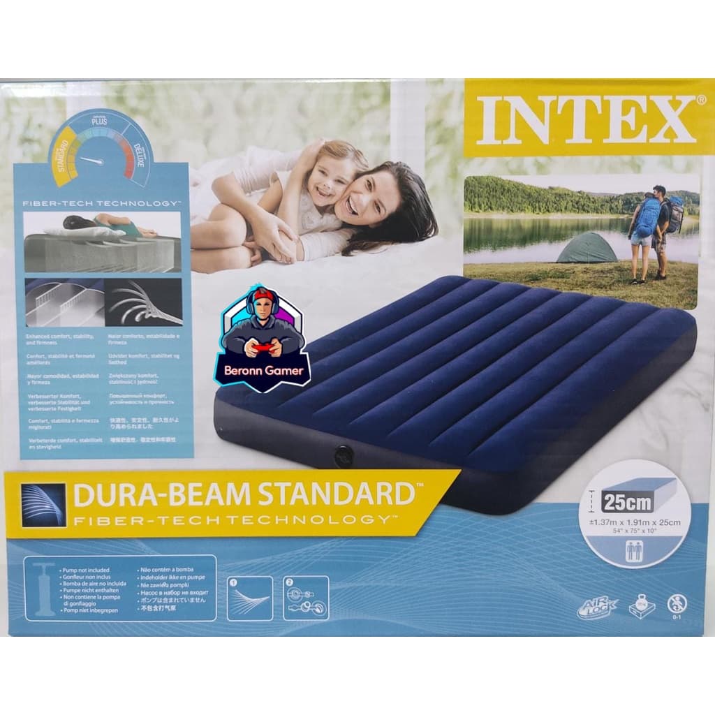 Colchão Inflável Casal Camping Acampamento Intex