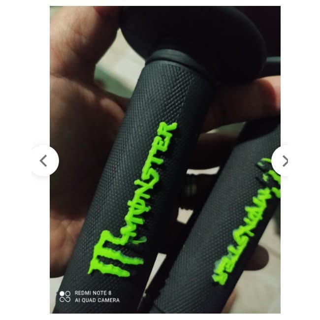 Manopla Punho Moto Personalizada Titan 150 125 Fan Yes Ybr Bros