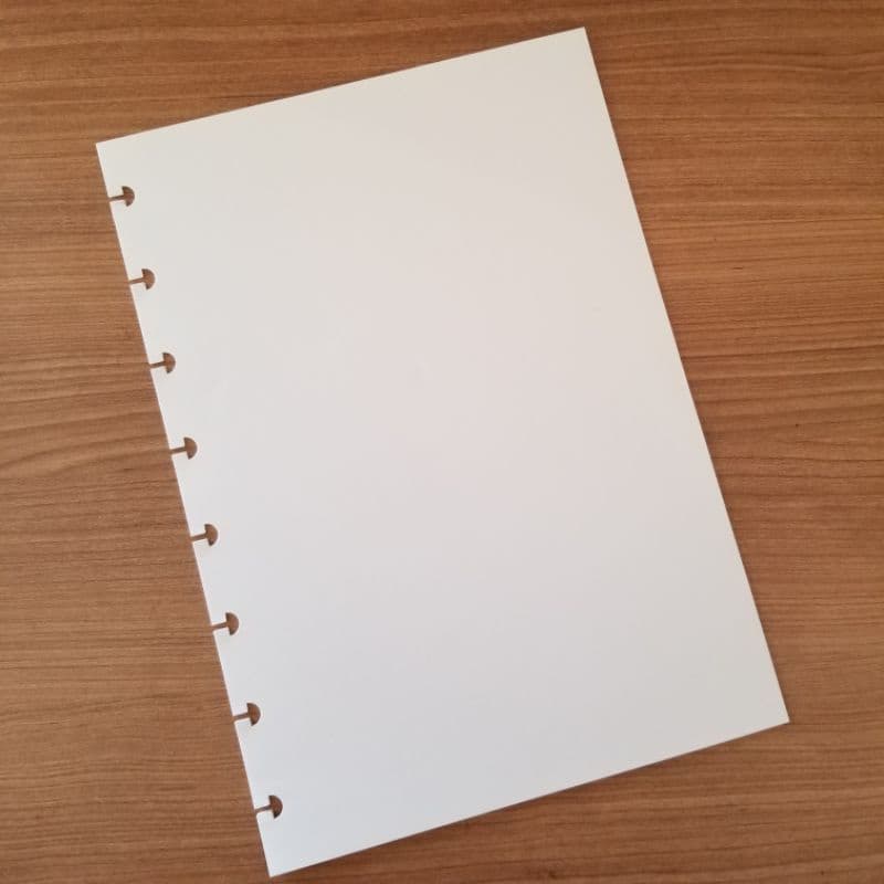 Refil Branco para Caderno de Discos 90g
