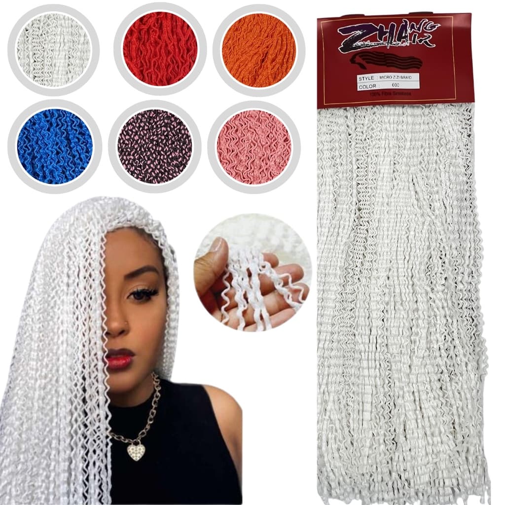 Cabelo sintético Micro zizi Miojinho Zhang hair pacotão 320 gramas