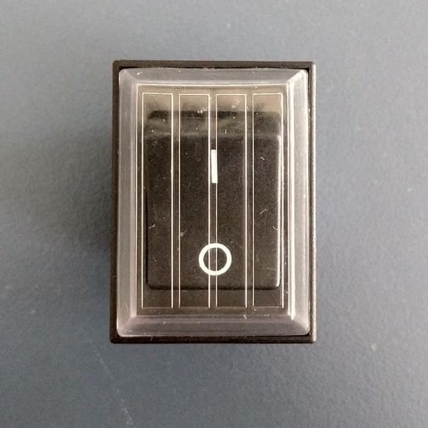 Chave Tecla Bipolar 30223 Liga/Desliga 16A 125V Com Capa
