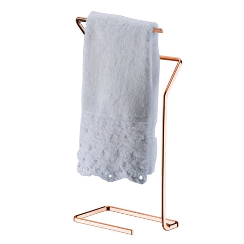 Suporte Porta Toalha Toalheiro Mão Rosto Pia Bancada Lavabo Banheiro Cobre Rose Gold - 1891rg Future