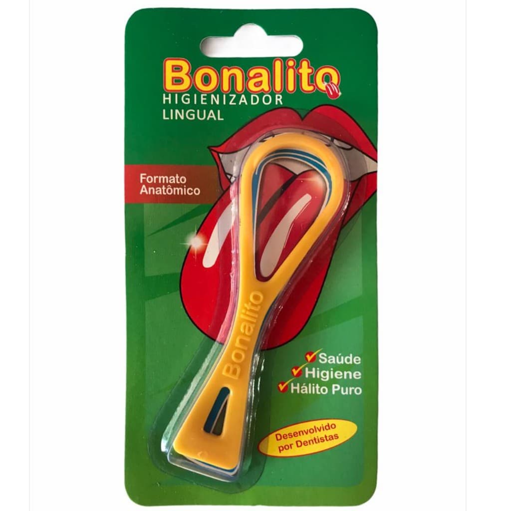 Limpador Lingual Raspador De Língua Higiene Bucal - Bonalito