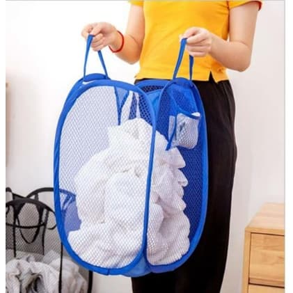 Cesto De Roupa Grande Suja De Lavanderia Dobrável Prático De Nylon promoção